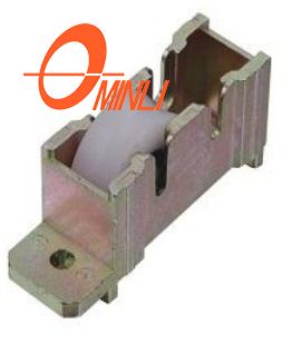 Pully de suporte de metal de liga de zinco de alta qualidade com rolamento de esferas de nylon /agulha (ML-FS027)