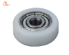 Rolo de roda de nylon com rolamento branco para janelas e portas (ML-AF016)