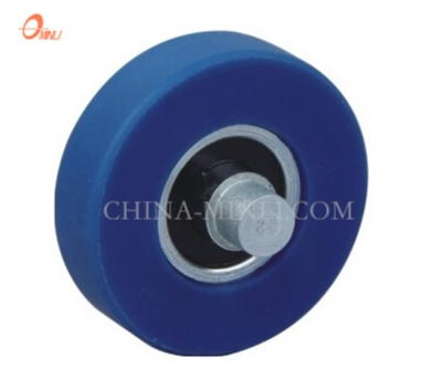 Rolo de roda de nylon com rolamento azul para polia de janela e porta (ML-AF022)