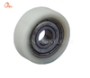 Roda de polia de nylon com rolamento branco, rolo de acessórios para porta de janela deslizante (ML-AF011)