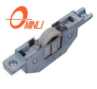 Alojamento de zinco com polia de suporte de roda de nylon único (ML-FS033)