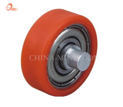 Rolo de roda de nylon com rolamento laranja para janela e porta deslizante (ML-AF021)