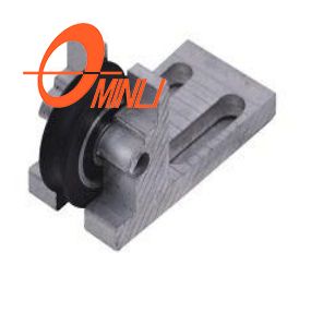 Havey Duty UVY Groove Roller Alumínio Metal Suporte Polia Janela Acessórios para portas (ML-GS023)