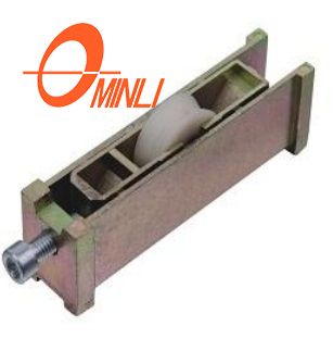 Pully de suporte de metal de liga de zinco de alta qualidade com rolamento de esferas de nylon /agulha (ML-FS027)