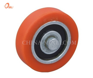 Rolo de roda de nylon com rolamento laranja para janela e porta deslizante (ML-AF021)