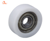 Rolo de roda de nylon com rolamento branco para janelas e portas (ML-AF013)