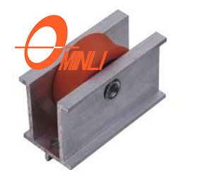 Polia de rolo de suporte único de cor de nylon de alumínio Tambor De Aluminio (ML-GS004)