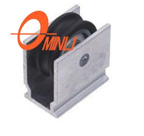 Rolamento PARA Janela Suporte de metal com rolamento único Polia Porta Hardware (ML-GS011)