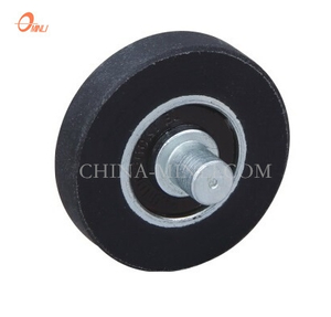 Rolo de roda de nylon com rolamento preto para polia de janela e porta (ML-AF023)