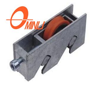 Rolo deslizante de metal com suporte de zinco OEM para rolo de janela e porta (ML-FS015)